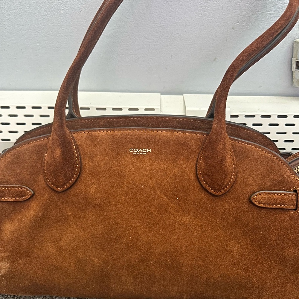 Coach Suede Empire 34 Bag